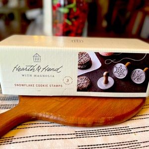 Snowflake Cookie Stamps 3 pcs- Hearth & Hand with Magnolia